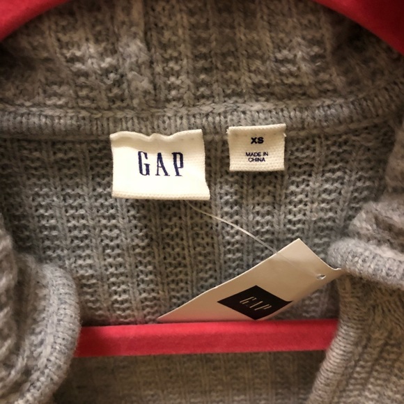NWT Gap gray hoodie - Picture 2 of 2